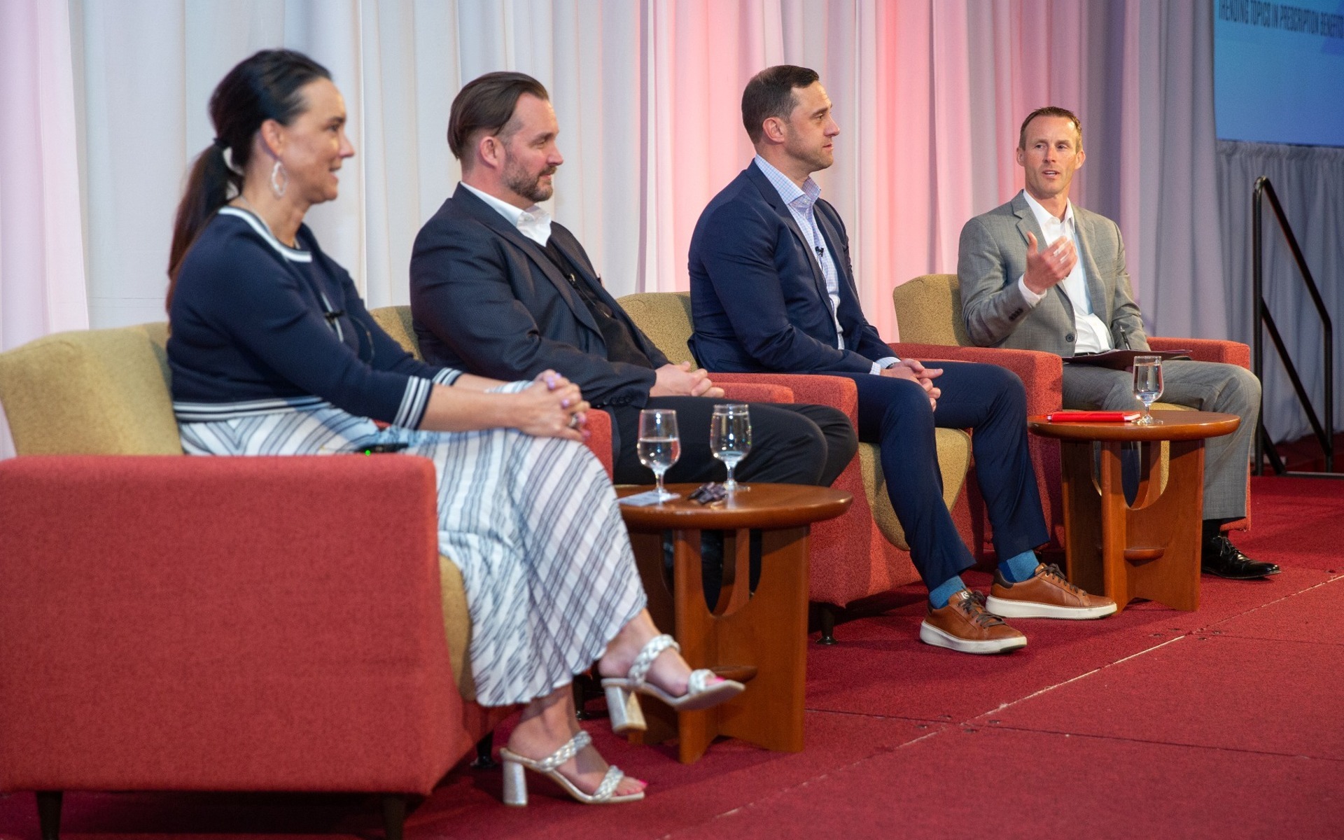 panel of experts for Rx Cooperative speak at a conference